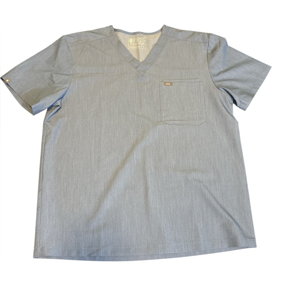 Figs Blue Technical Collection Scrub Top XL